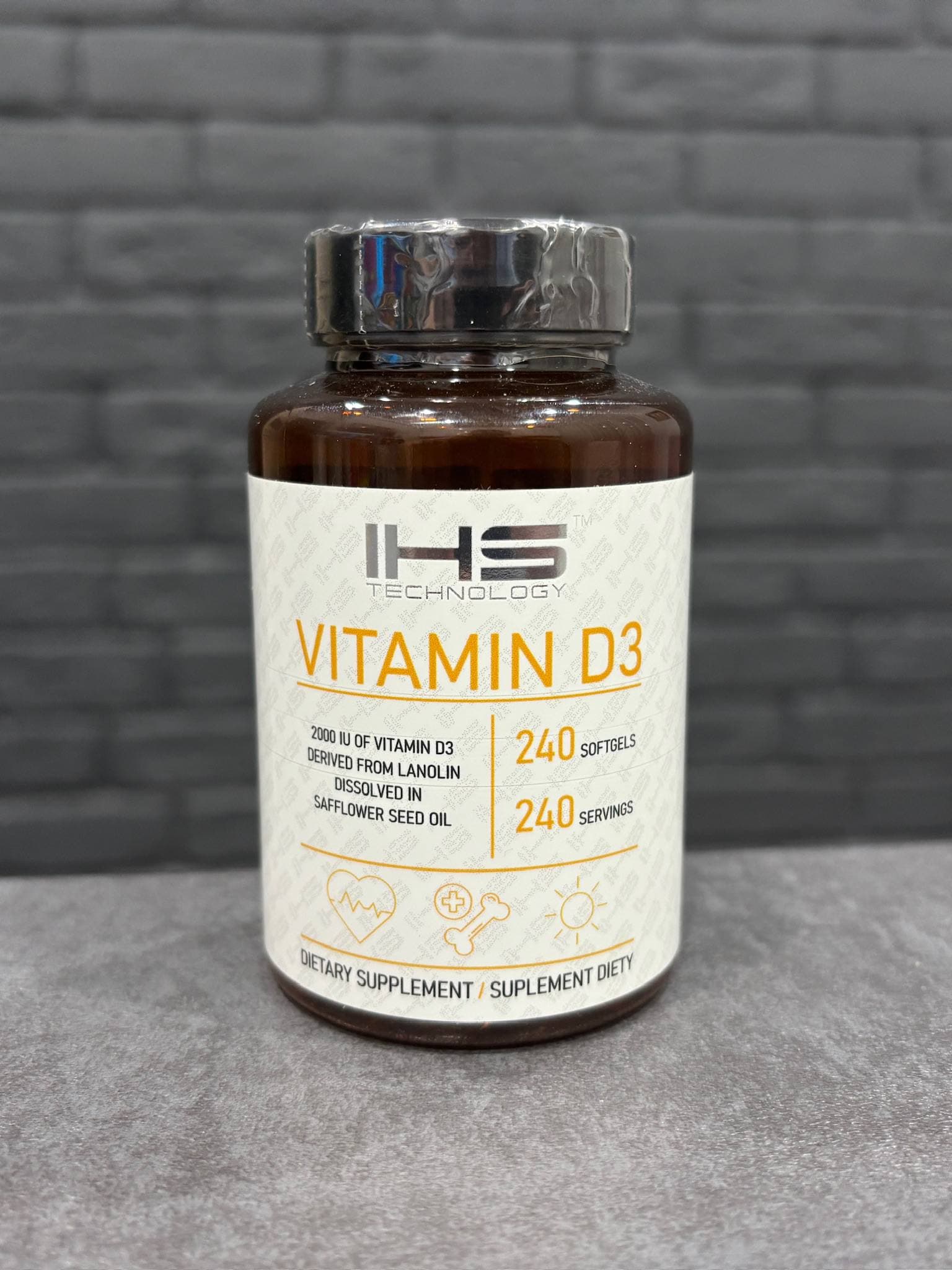 IHS Vitamin D3 2000 IU 240 caps