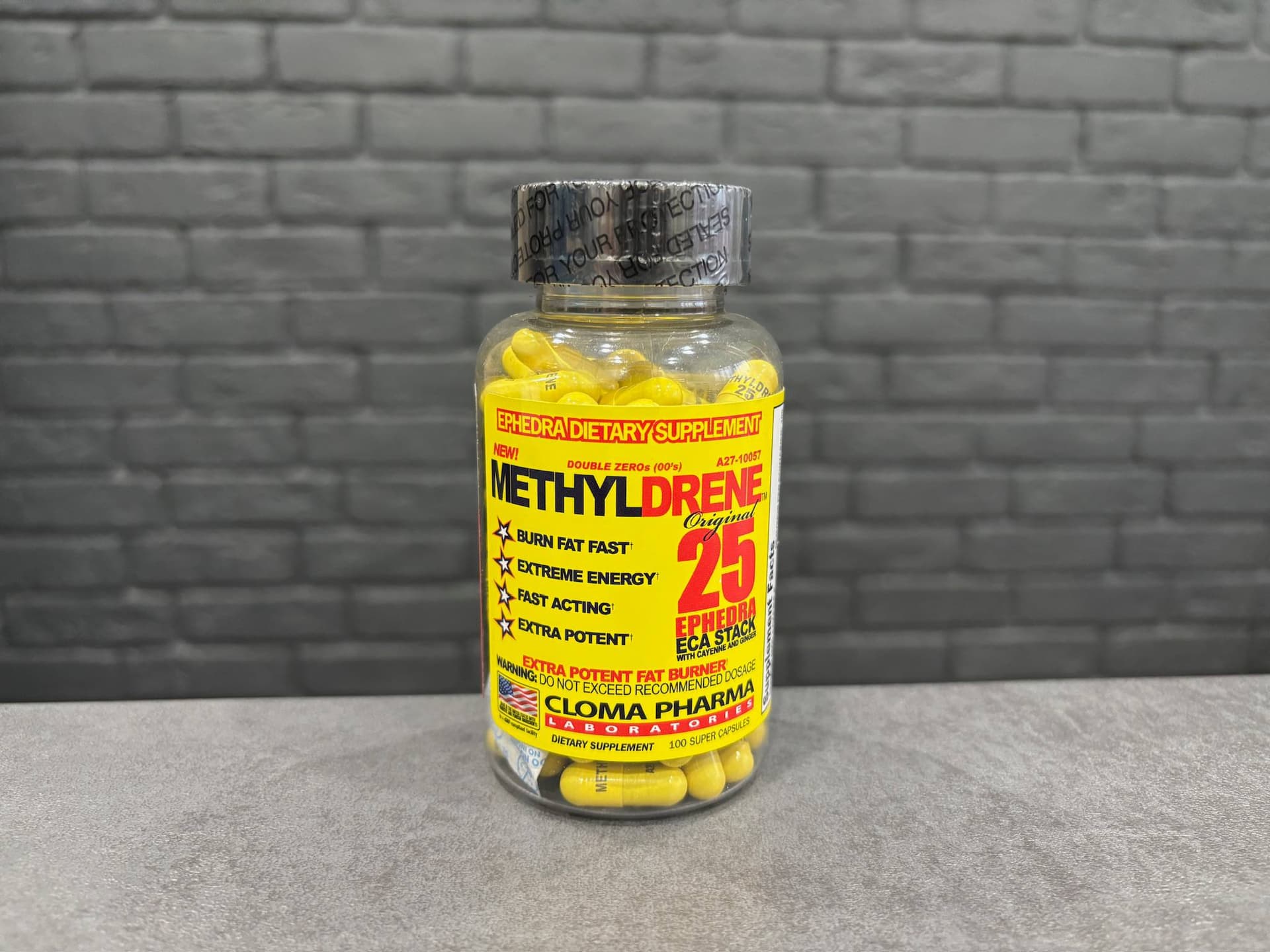 MethylDrene 25Ephedra Eca Stack (Cloma Pharma)100 caps