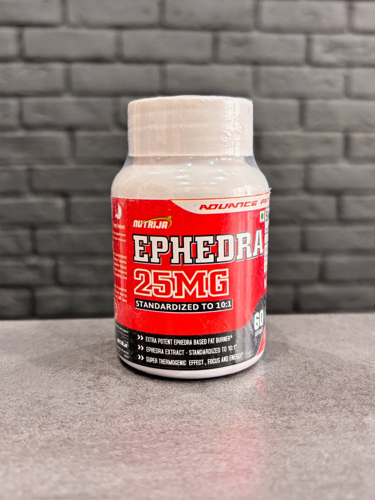 NutriJa Ephedra EPH 25mg 60 кап