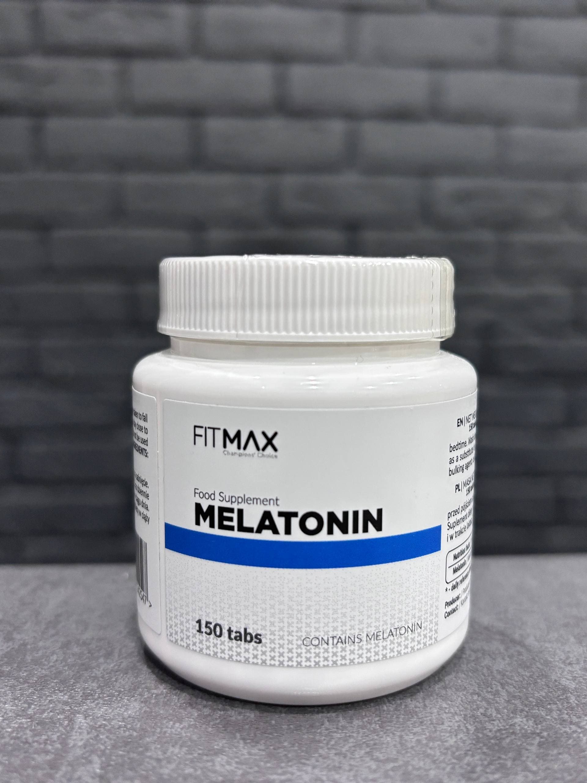 FitMax Melatonin 4mg, 150tab