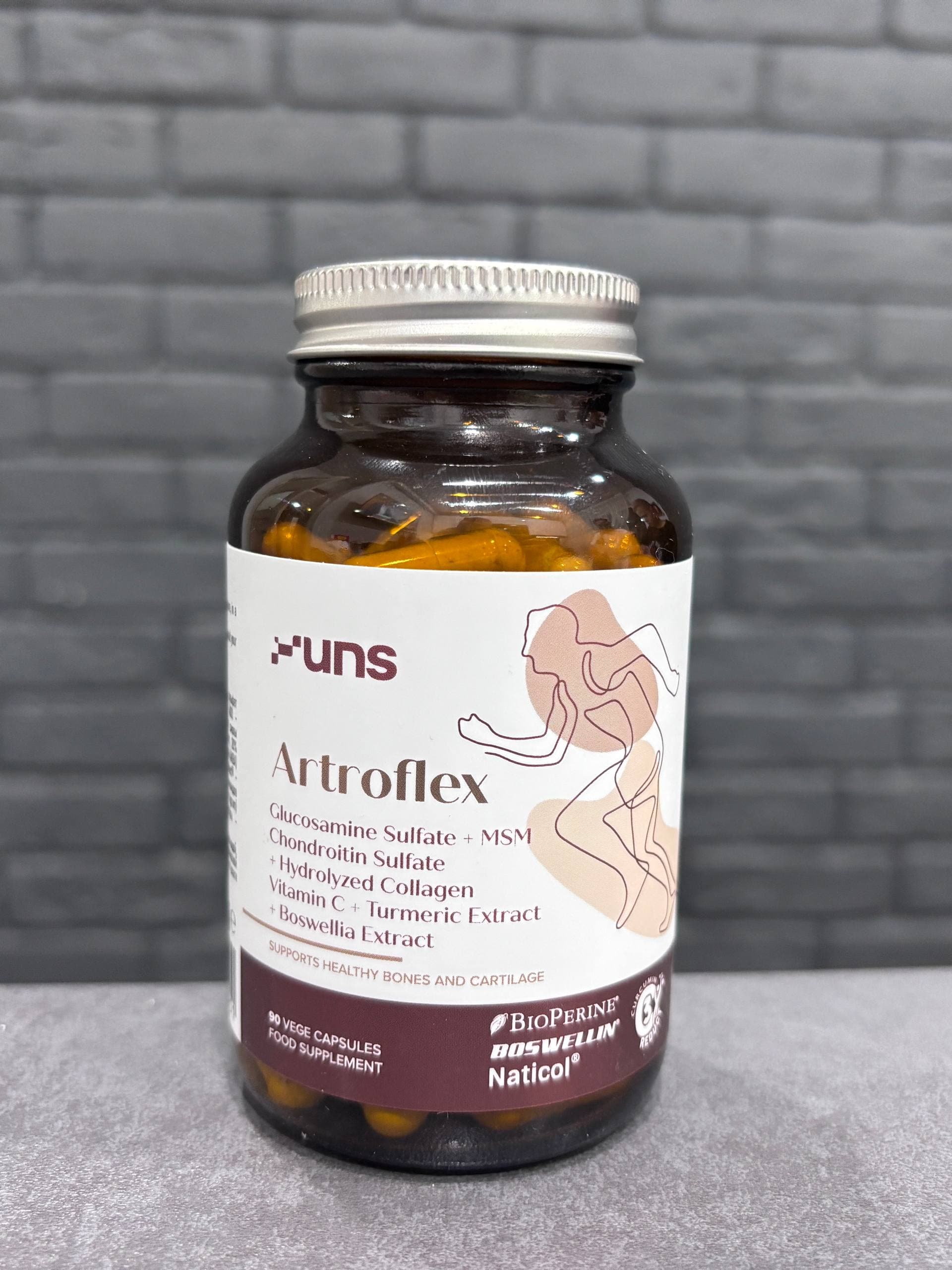 UNS Artroflex суставы и кости, Витамин С, МСМ, 90 капсул
